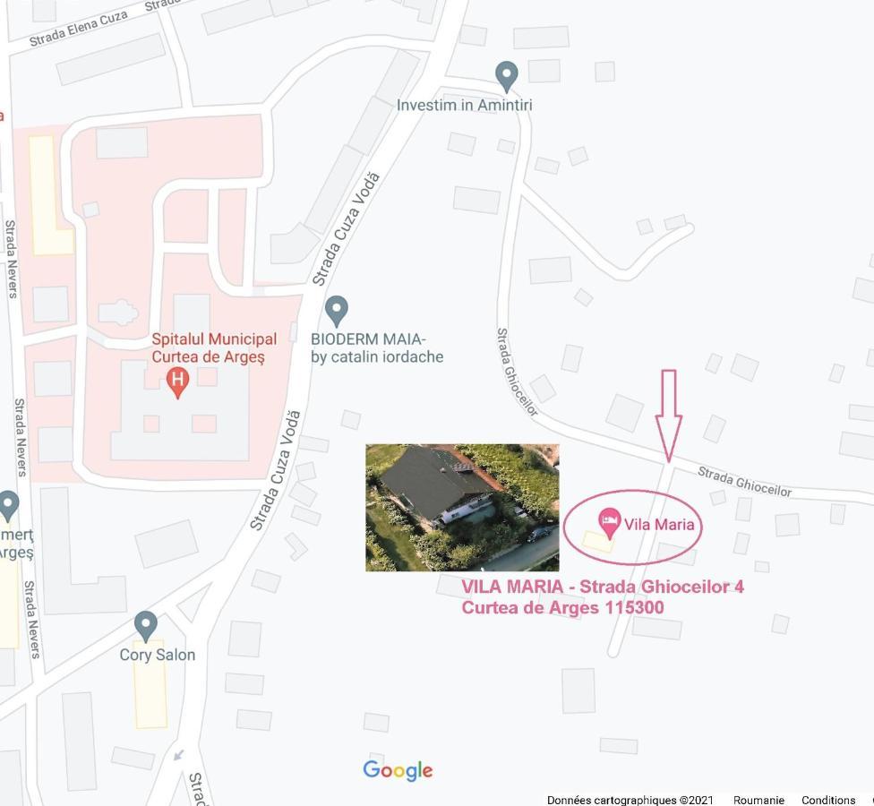 Cazare Vila Maria Apartment Curtea De Arges Luaran gambar